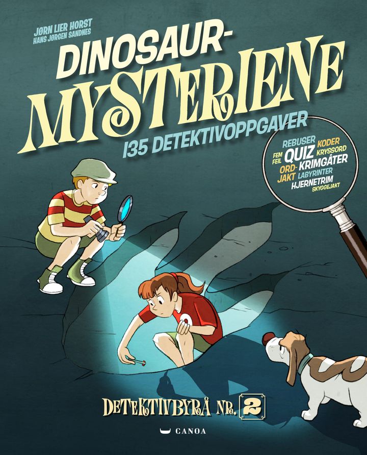 Dinosaurmysteriene: 135 detektivoppgaver Bonnier Norsk Forlag AS