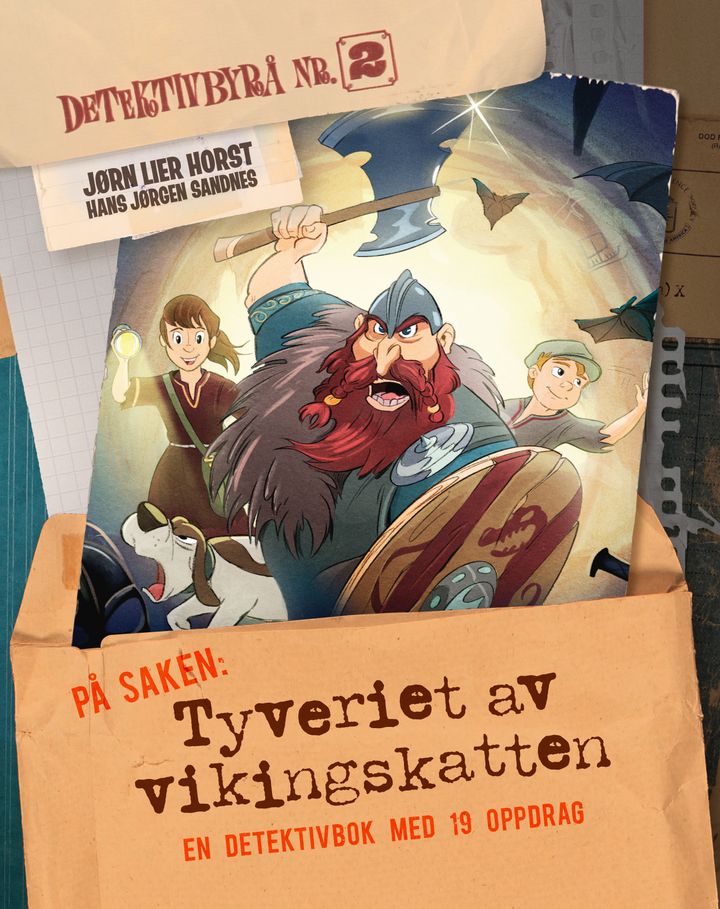 Tyveriet av vikingskatten: en detektivbok med 19 oppdrag Bonnier Norsk Forlag AS