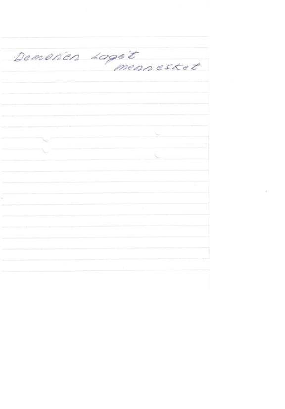 En rekke skremmende brev ble bokidé