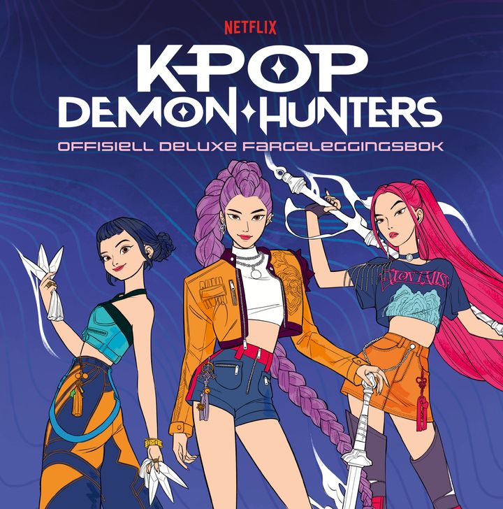 K-Pop demon hunters: offisiell deluxe fargeleggingsbok