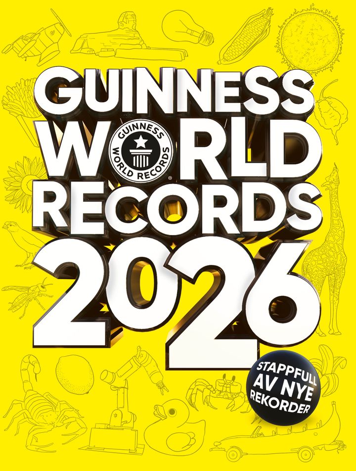 Guinness world records 2026 Bonnier Norsk Forlag AS